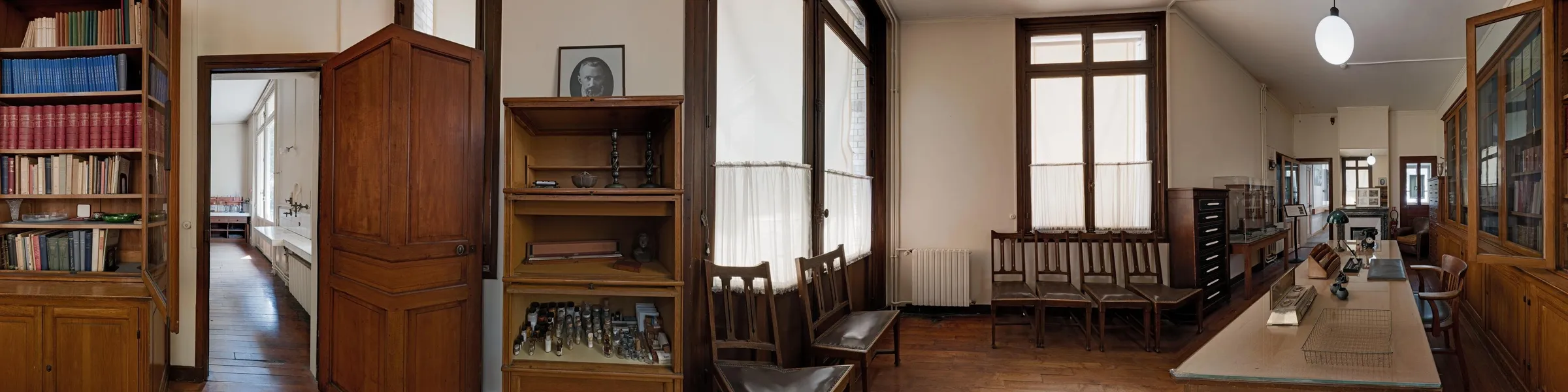 Panorama of Marie Curie's office