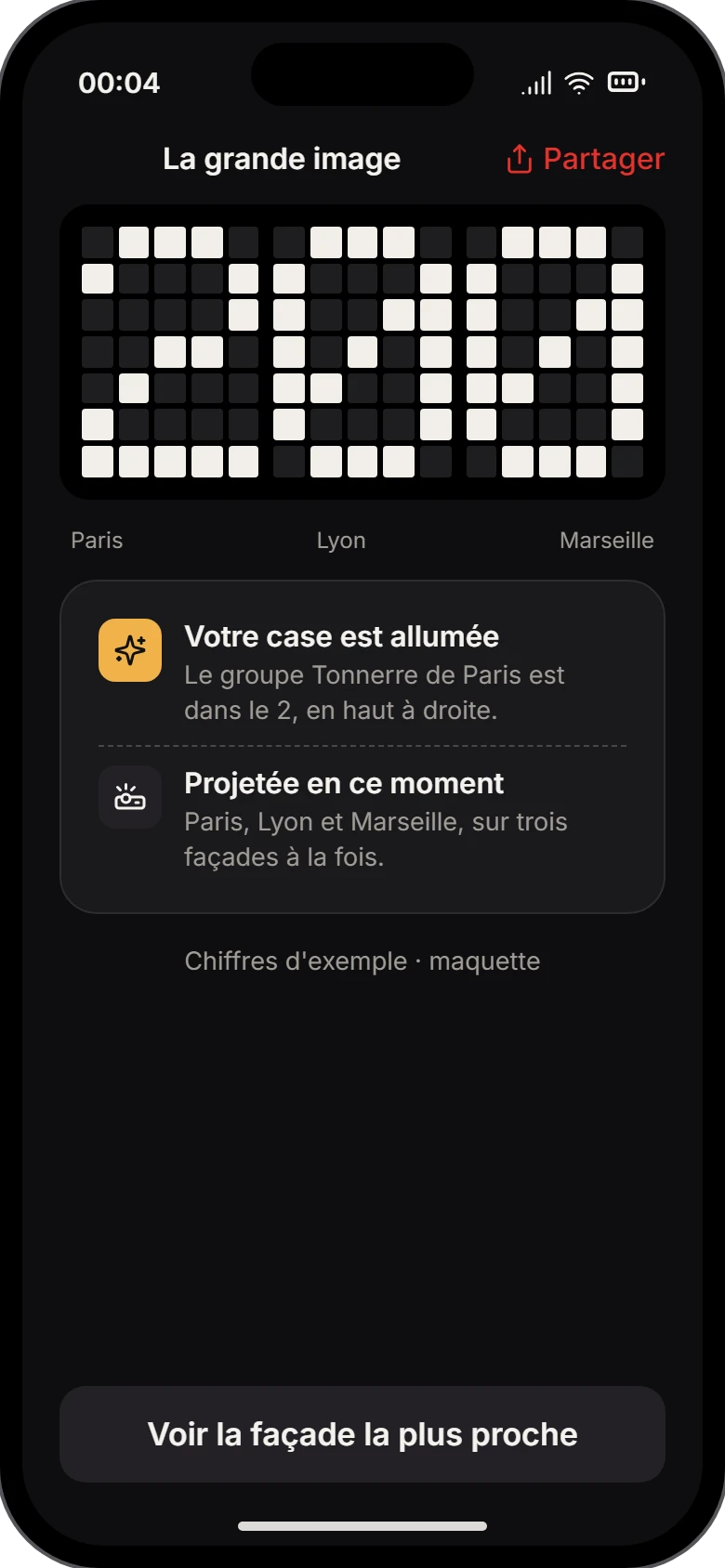 The big image screen