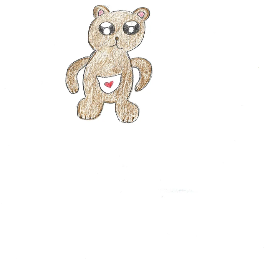 A teddy bear with a heart